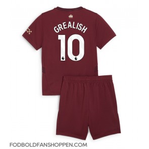 Manchester City Jack Grealish #10 Tredjetrøje Børn 2024-25 Kortærmet (+ Korte bukser)